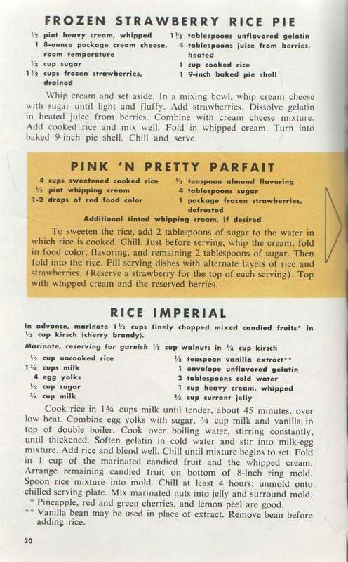 MISS HUFFY'S RICE COOK BOOK - RICE COUNCIL FOR MARKET DEVELOPMENT HOUSTON TEXAS