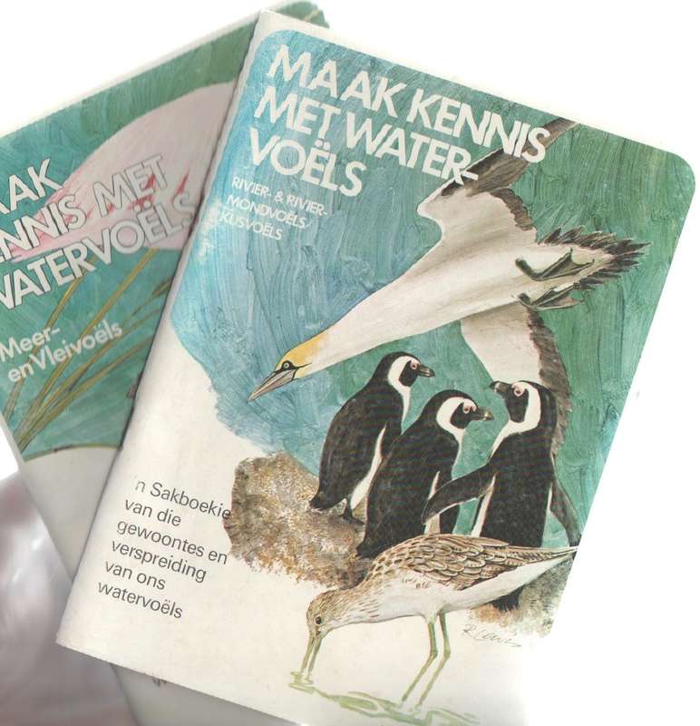 TWEE BOEKE : MAAK KENNIS MET WATERVOELS EN MAAK KENNIS MET MEER-EN VLEIVOELS - CALTEX REEKS