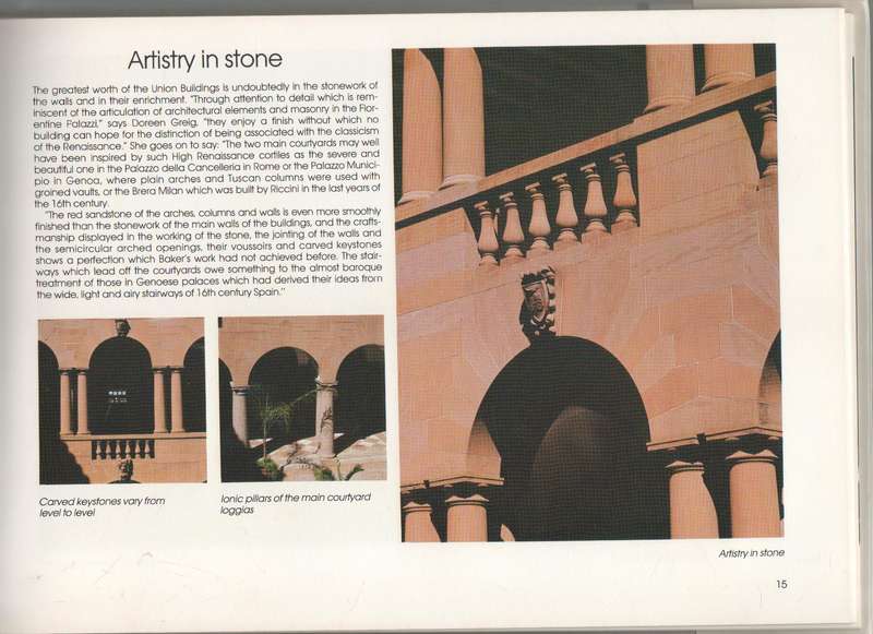 UNION BUILDINGS - PUBLISHED BY THE BUREAU FOR INFORMATION (MARCH 1989)