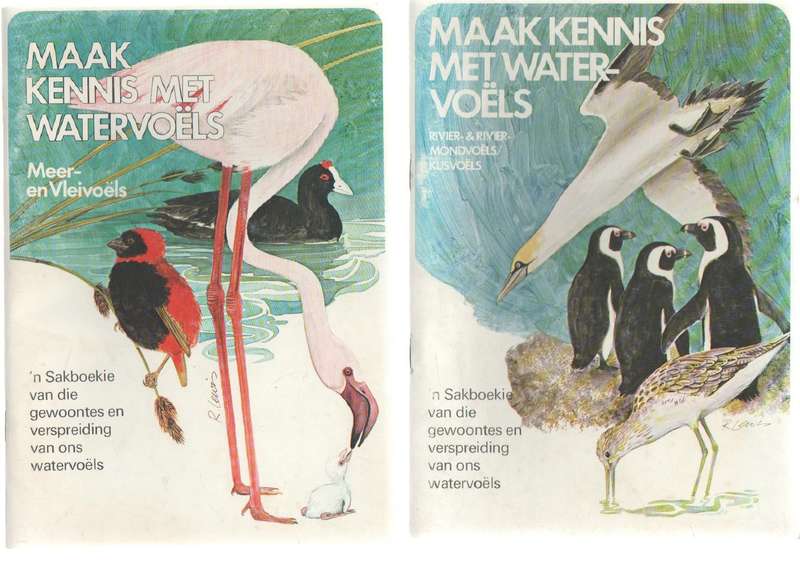 TWEE BOEKE : MAAK KENNIS MET WATERVOELS EN MAAK KENNIS MET MEER-EN VLEIVOELS - CALTEX REEKS