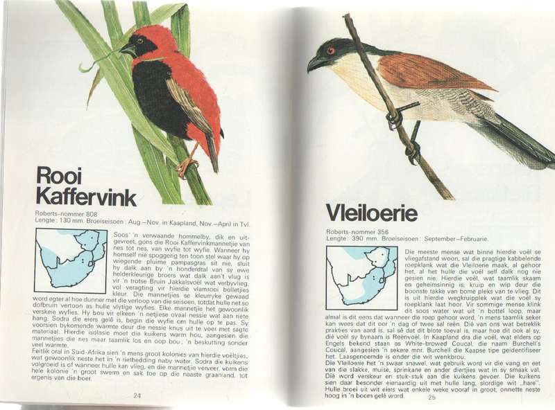 TWEE BOEKE : MAAK KENNIS MET WATERVOELS EN MAAK KENNIS MET MEER-EN VLEIVOELS - CALTEX REEKS