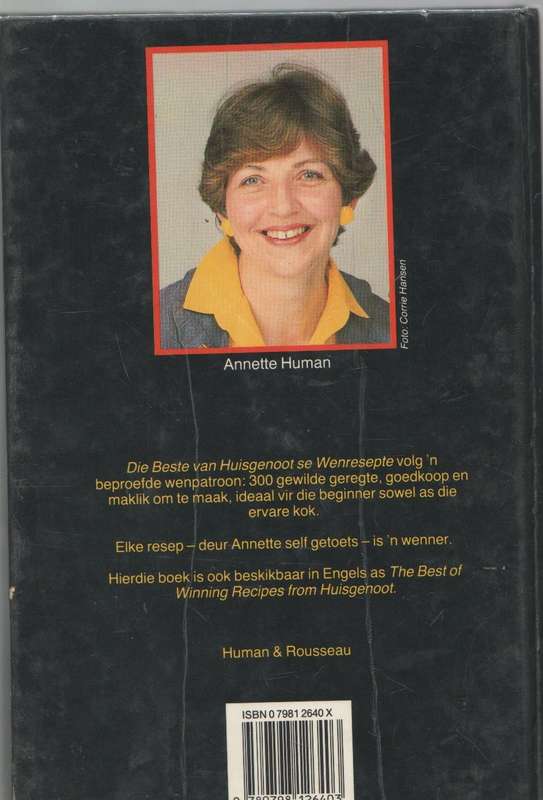 HUISGENOOT DIE BESTE VAN WENRESPTE - ANNETTE HUMAN (2 DE DRUK 1991)