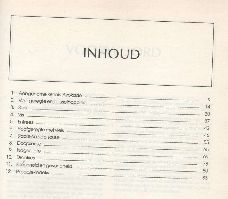 DIE SUID-AFRIKAANSE AVOKADO RESEPTEBOEK - ERIC BOLSMANN (1 STE DRUK 1990)