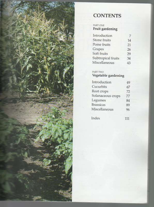 DOWN-TO-EARTH FRUIT & VEGETABLE GARDENING IN SOUTH AFRICA - ZOE GILBERT & JACK HADFIELD (1987)