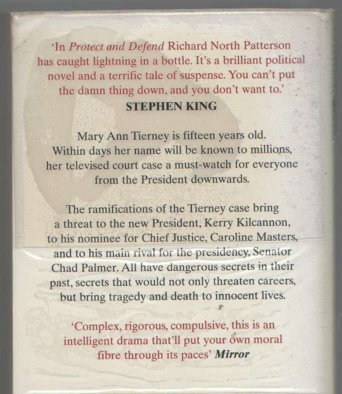 PROTECT AND DEFEND - RICHARD NORTH PATTERSON (2000)