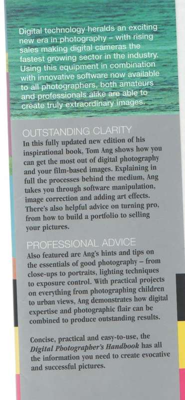 DIGITAL PHOTOGRAPHER'S HANDBOOK - TOM ANG (2004)