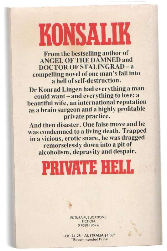 PRIVATE HELL - KONSALIK (1 ST EDITION 1979)