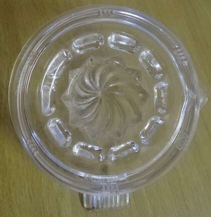 OLD GLASS CITRUS SQUEEZER