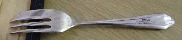 ANTIQUE  CLASSIC BOXED SILVER-PLATED SIPELIA CAKE FORKS  (SHEFFIELD ENGLAND ) SIX