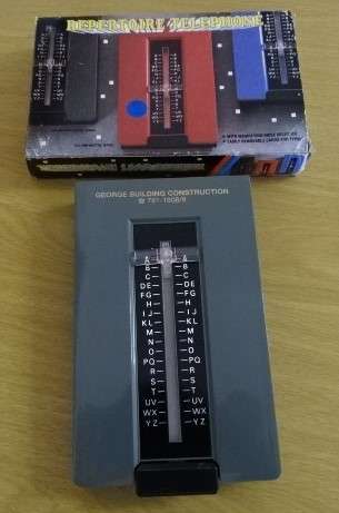 COLLECTABLE 1960'S TELEPHONE INDEX - GEORGE BUILDING CONSTRUCTION (BOXED)