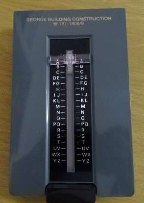 COLLECTABLE 1960'S TELEPHONE INDEX - GEORGE BUILDING CONSTRUCTION (BOXED)