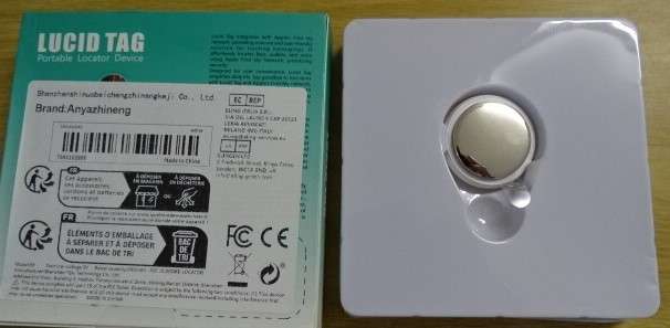 LUCID TAG, PORTABLE LOCATOR DEVICE  (APPLE'S FIND MY NETWORK)