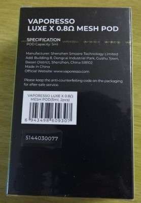 VAPORESSO LUXE X 0.8 (5 ML, 2 PCS)