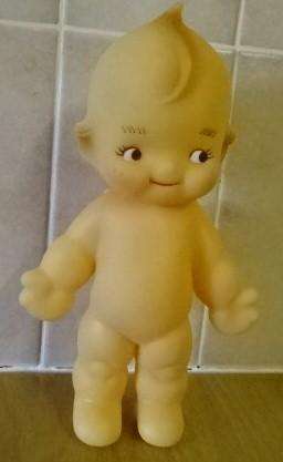 VINTAGE KEWPIE DOLL WITH MARKINGS (HEIGHT 21 CM)