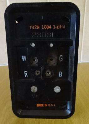 VINTAGE / ANTIQUE THERMOSTAT HONEYWELL "MH" MODEL RARE NON METRIC