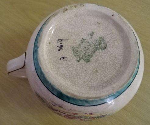 ARTHUR WOOD CREAM/WATER JUG -ART DECOR VINTAGE PIECE OF ENGLAND (1930'S)