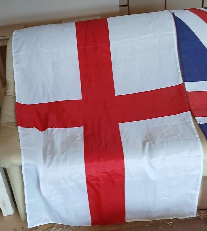 ST GEORGE CROSS ENGLISH FLAG & UNION JACK THE NATIONAL FLAG UNITED KINGDOM (90CM X 1154 CM)