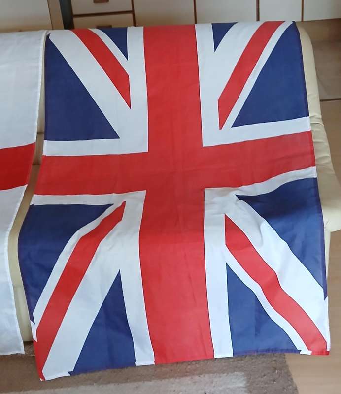ST GEORGE CROSS ENGLISH FLAG & UNION JACK THE NATIONAL FLAG UNITED KINGDOM (90CM X 1154 CM)