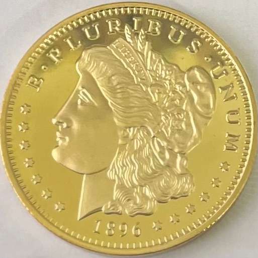 AMERICAN EAGLE COIN Gold Colour Collectible Medal, Perfect Gift Idea