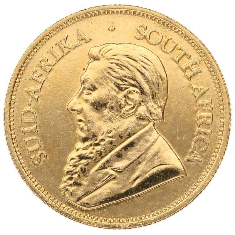 GOLD KRUGERRAND HALF OUNCE 1980 IN A CAPSULE