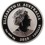 DOUBLE DRAGON 1 OUNCE SILVER COIN  Elizabeth II COLLECTORS ITEM VERY SOUGHT AFTER