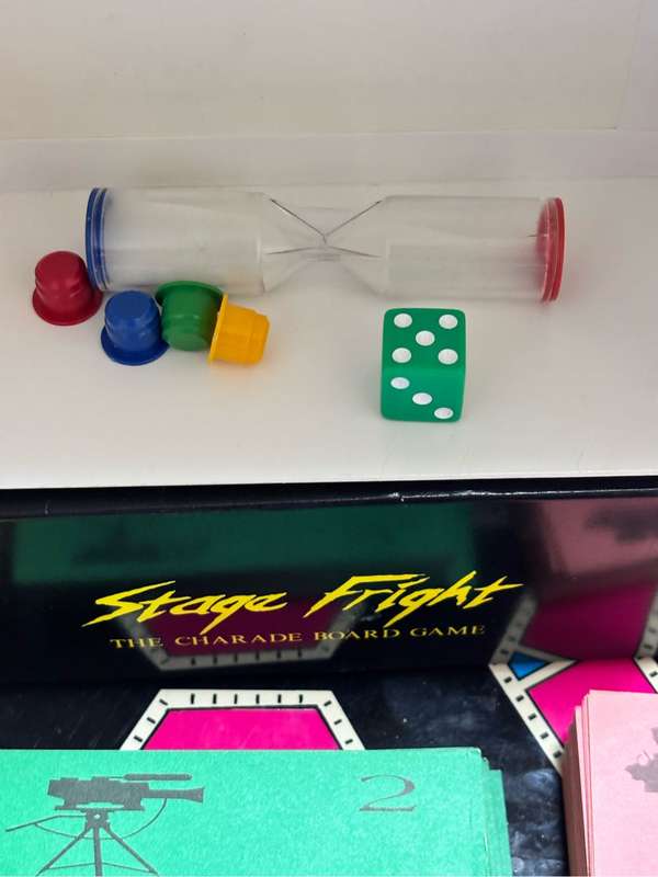 Very Rare Stage Fright Collectable The Charade Board Game