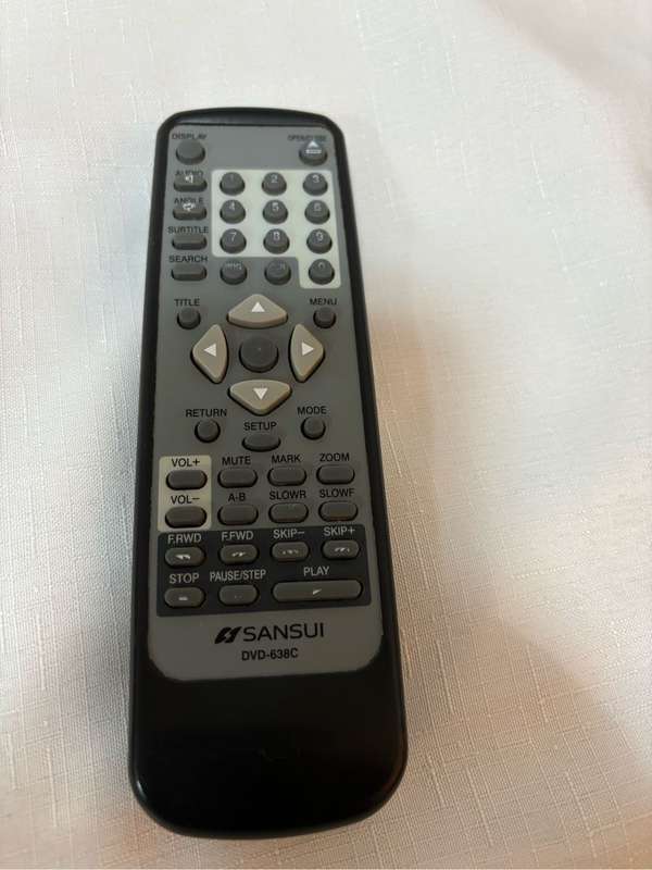 Sansui Remote DVD-638c