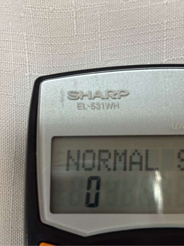 Sharp Calculator EL-531W Scientific Calculator