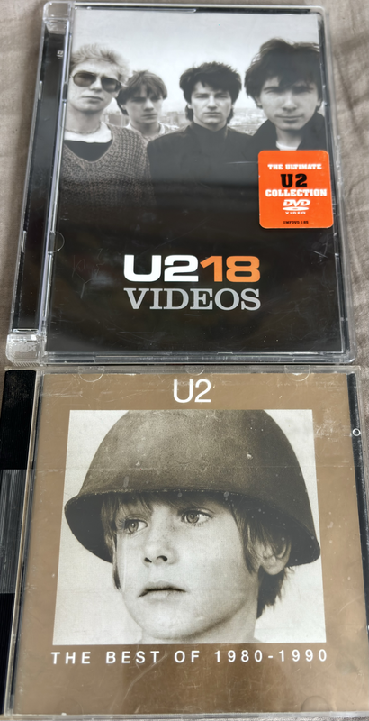 U2 Bundle DVD U2 18 Videos & CD The Best of 1970-1990