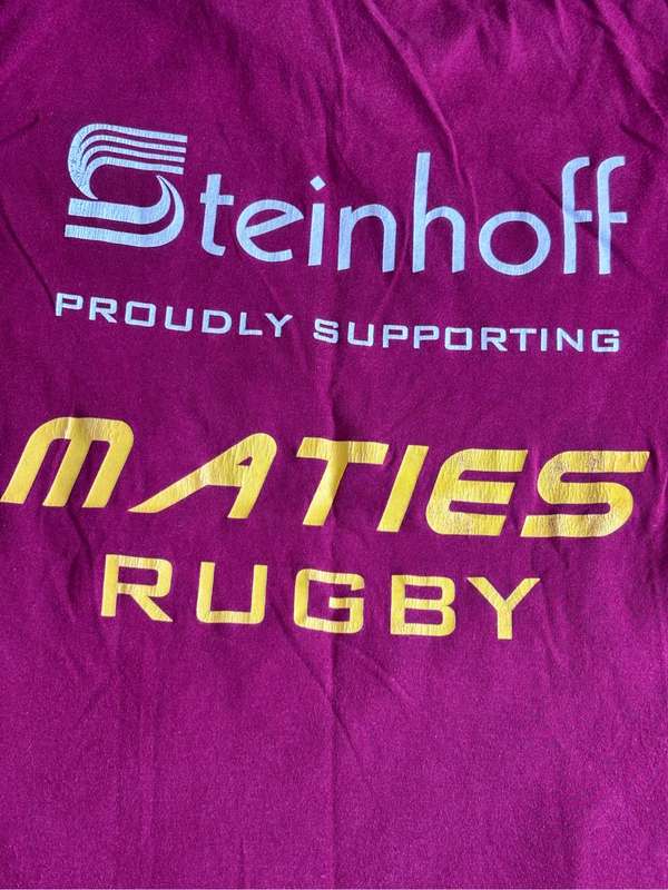 Maties Steinhoff Rugby Jersey size medium