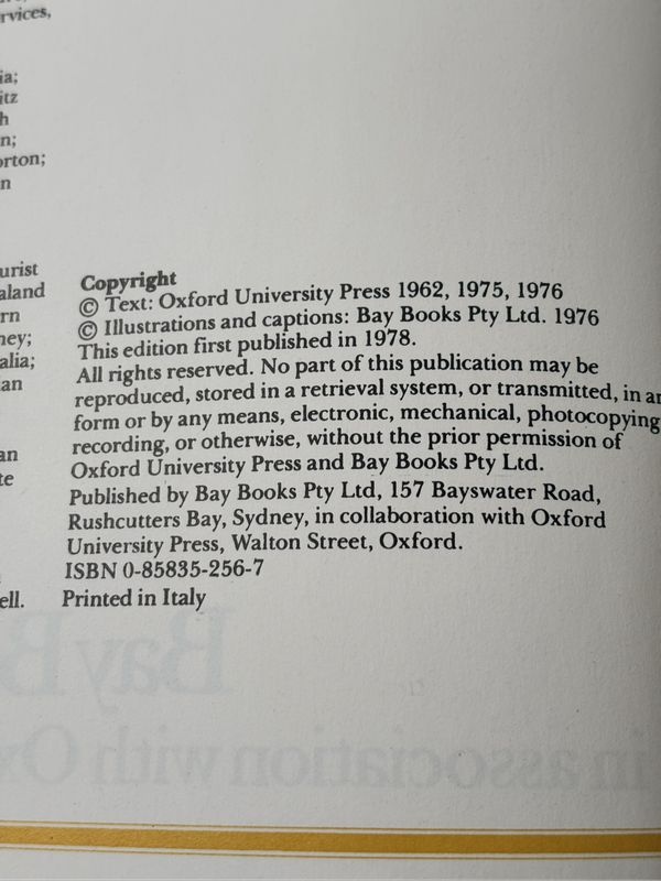 The Oxford Illustrated Dictionary 1st Edition Italy Volume 1&2