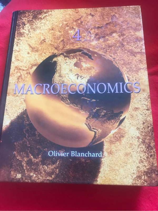 Oliver Jean Blanchard MACROECONOMICS 4TH EDITION (FOURTH EDITION) BY OLIVIER BLANCHARD (HARDCOVER)