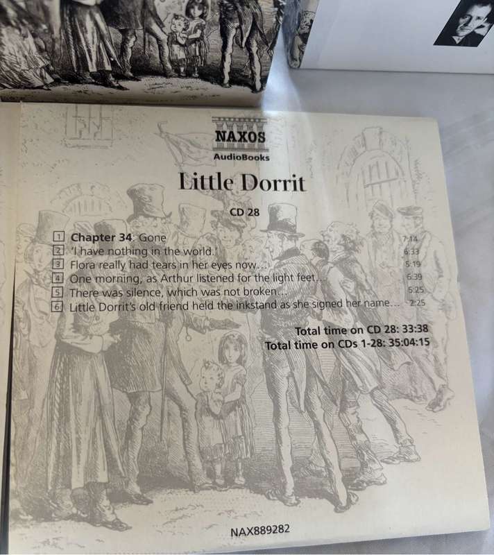 28 CDs Charles Dickens Little Dorrit The Complete Classics Read by Anton Lesser