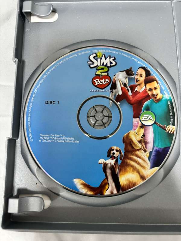 PC Game The Sims combo Unleashed Expansion Pack , Sims 2 Pets Expansion Pack