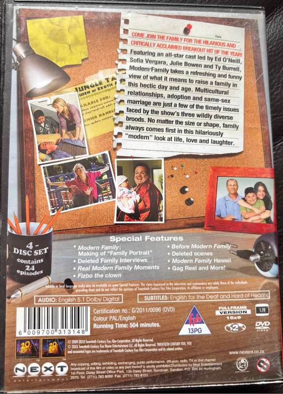 TV Series x 4, The Tudors, Modern Family, West Wing & Breaking Bad