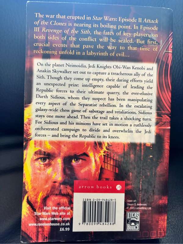 Star Wars Labyrinth of Evil 2004 book