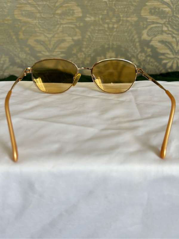 Japanese Made Eyewear Eyeglasses 130 Titanium Allergy Free Gold Frame Only
