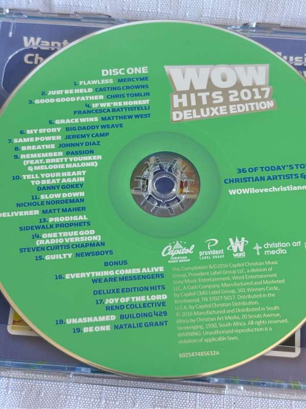 Wow Hits 2017 Double CD
