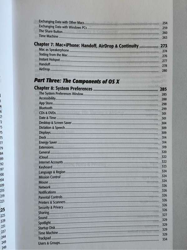 OS X El Capitan the missing manual David Pogue Book