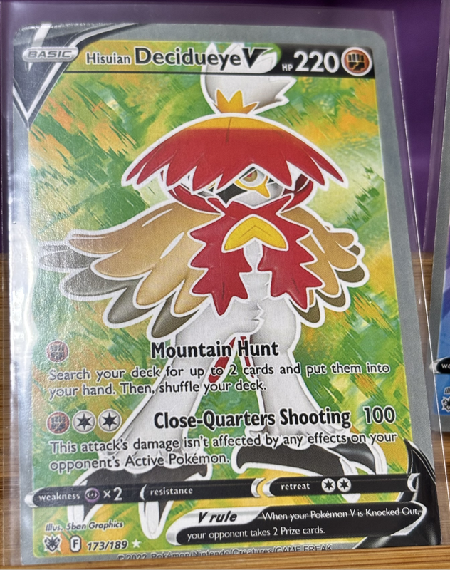 Pokemon 2022 Full Art Heatran V 165/189, Hisuian 173/189 & Dialga V 113/189 Astral Radiance