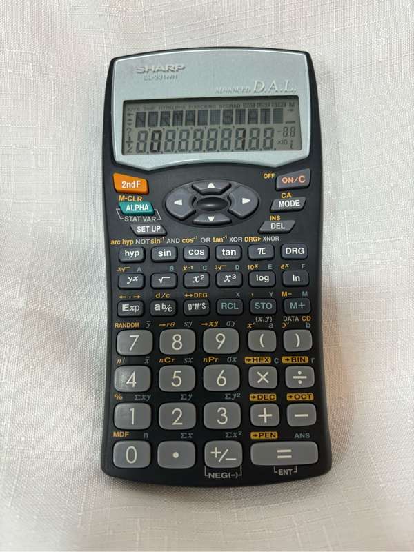 Sharp Calculator EL-531W Scientific Calculator
