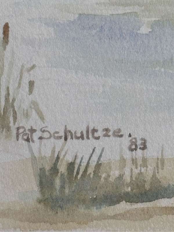 Painting by Pat Schultze Watercolour 24cm x 17cm without frame