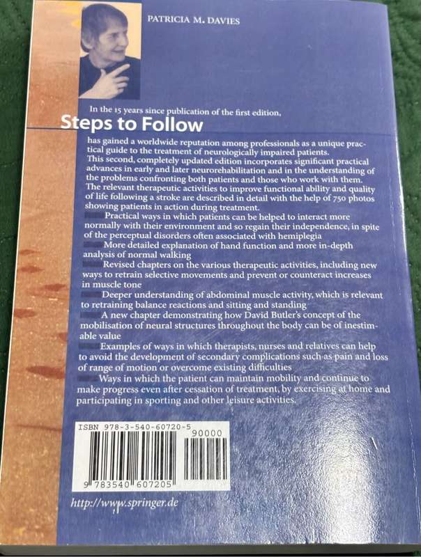 Steps to Follow Comprehensive Treatment of Patients with Hemiplegia 2nd Edition Patricia Davies