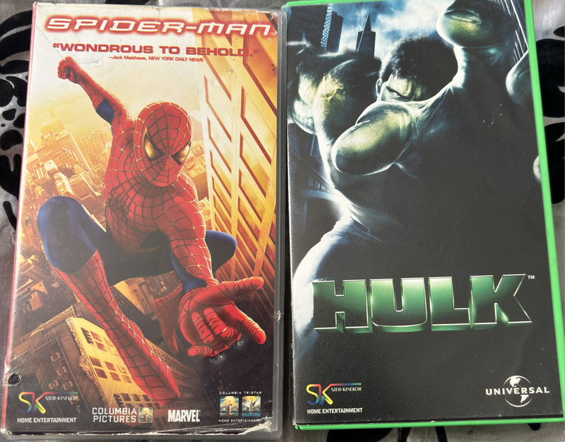 VHS Spider-man & Hulk