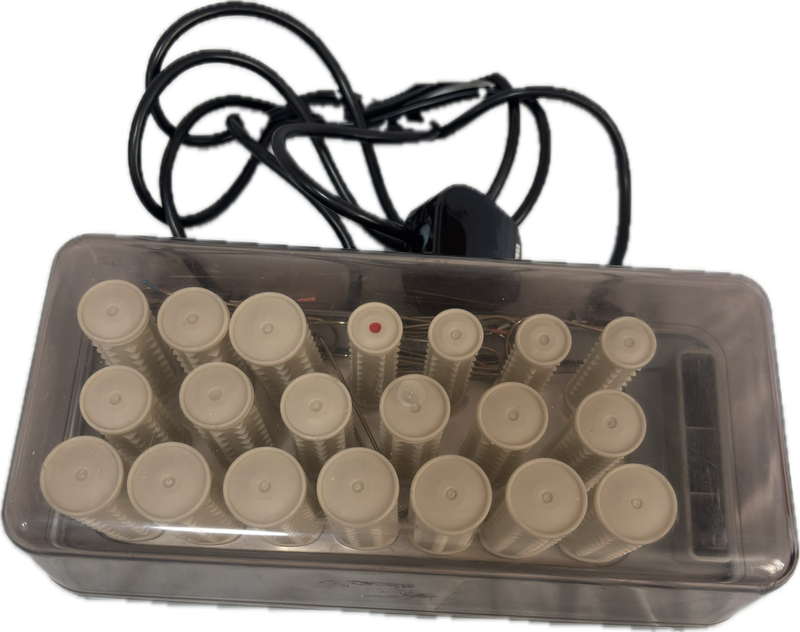 Carmen Curl Plus Heated Rollers in Box with Pins power cord