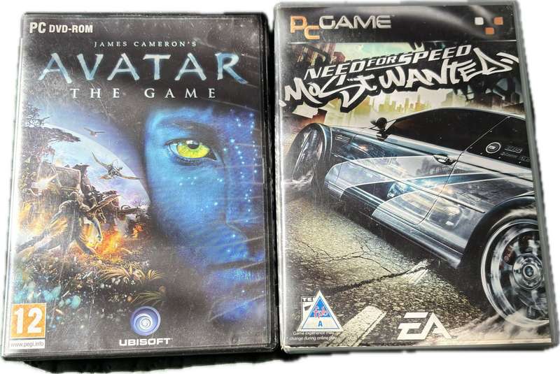 PC Games x 2, Need for Speed Most Wanted & Avatar