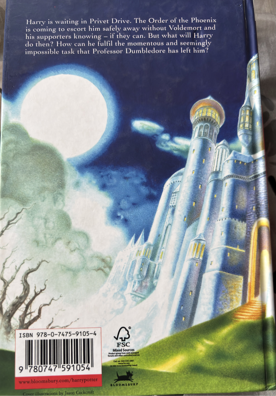 Harry Potter 1st First Edition the Deathly Hallows Hardcover