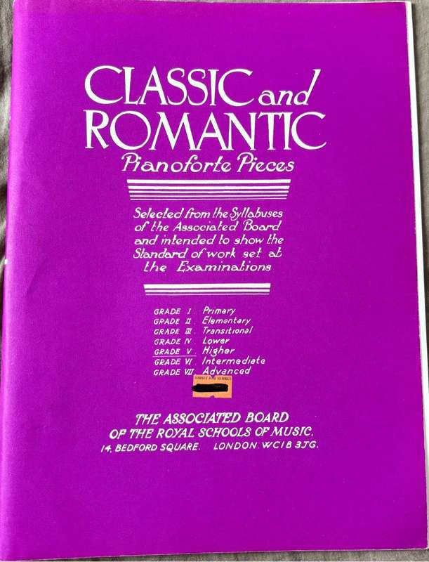 Piano lessons Sheet Music x 5 Books Lot Classical Training