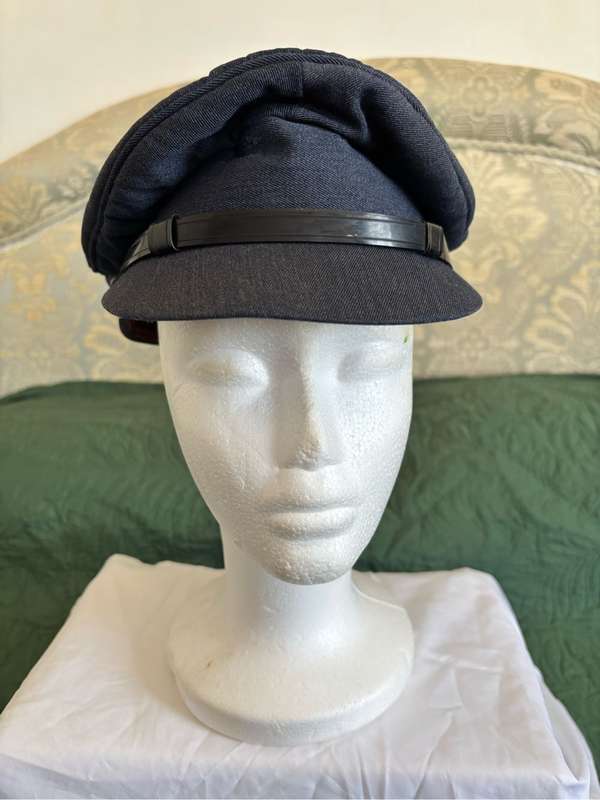 Boat Captain / Chauffeur Denim Vintage Hat