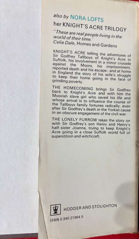 Rare Book Nora Lofts The Lost One 1978 Collectable